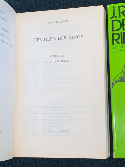 J.R.R. TOLKIEN DER HERR DER RINGE