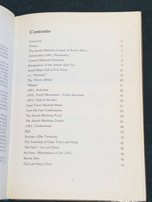 JEWISH MARITIME LEAGUE HISTORICAL SURVEY 1938 - 1983 BY FANNY A. GROSS