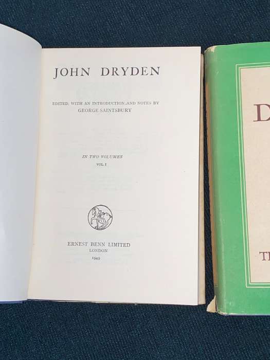 JOHN DRYDEN 2 VOLUMES