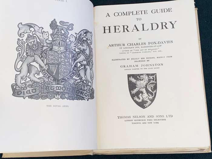 COMPLETE GUIDE TO HERALDRY BY A.C. FOX-DAVIES