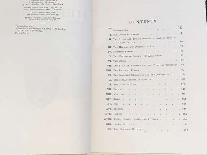 COMPLETE GUIDE TO HERALDRY BY A.C. FOX-DAVIES
