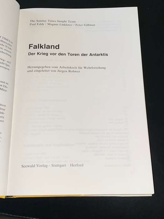 FALKLAND DER KRIEG VOR DEN TOREN DER ANTARKTIS