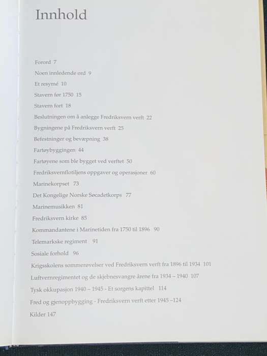 FREDERIKSVERN VERFT 1750-2000 KARI KORSDAL OG HANS STOVERN