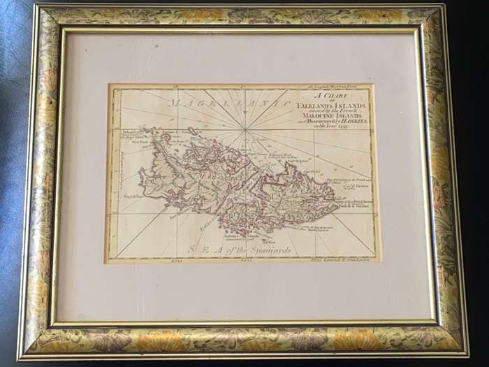 1787 A CHART OF FALKLAND`S ISLANDS BY THOMAS KITCHIN