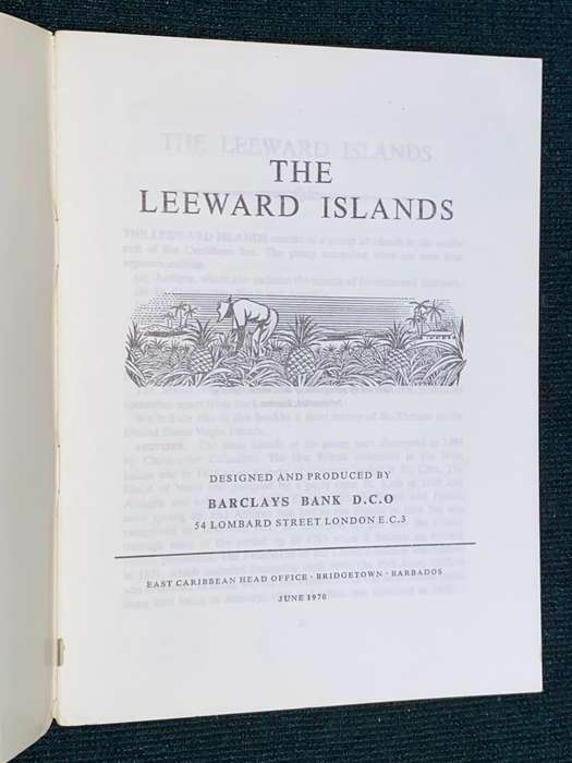 THE LEEWARD ISLANDS - BARCLAYS BANK AN ECONOMIC SURVEY 1970