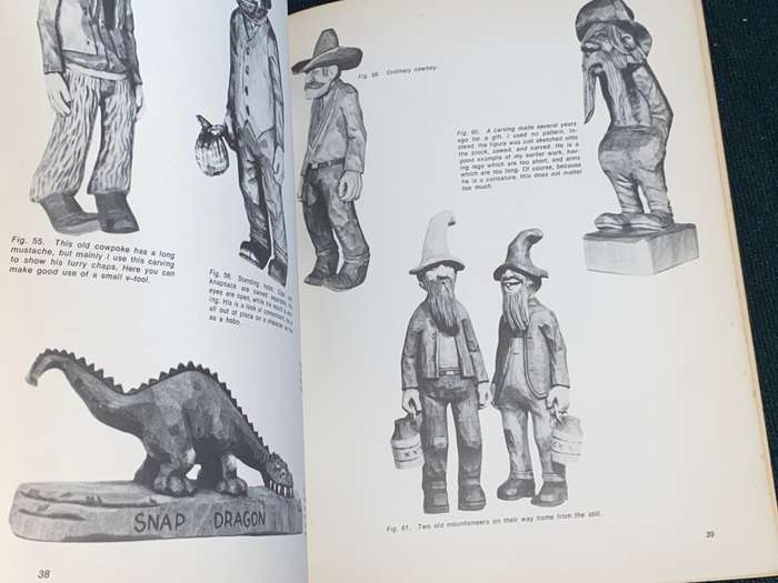 CARVING FIGURE CARICATURES IN THE OZARK STYLE BY HAROLD L. ENLOW