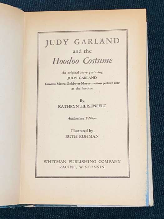 JUDY GARLAND THE HOODOO COSTUME 1945
