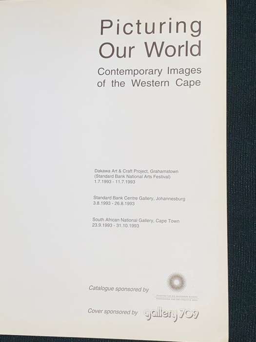 PICTURING OUR WORLD SOUTH AFRICAN NATIONAL GALLERY 1993 BOOKLET