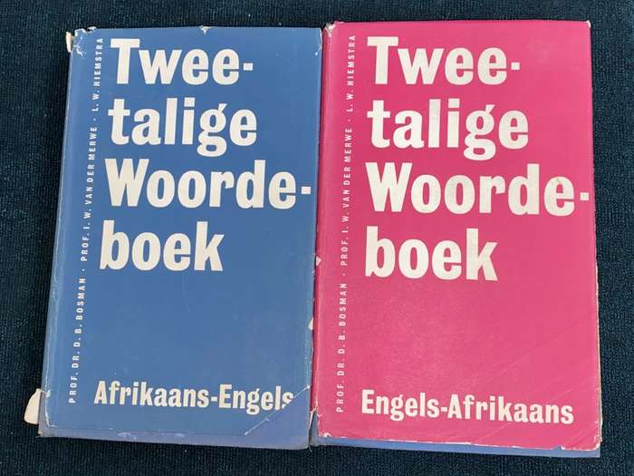TWEETAALIGE WOORDE BOEK AFRIKAANS - ENGELS EN ENGELS AFRIKAANS