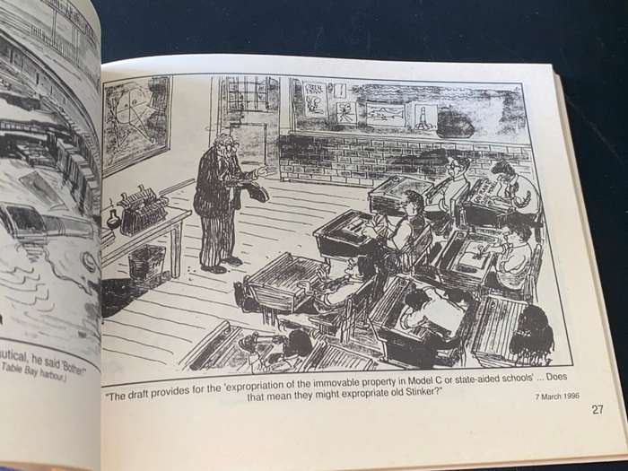 GROGAN CARTOONS FROM THE CAPE TIMES 1996 SIGNED
