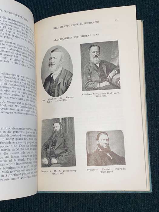 EEUFEES GEDENKBOEK VAN DIE NED. GEREF. KERK SUTHERLAND 1855-1955 DEUR H.C. HOPKINS