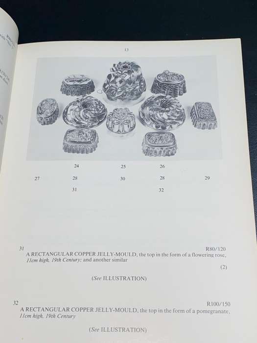 SOTHEBY`S THE CONTENTS OF KRONENDALCAPE TOWN