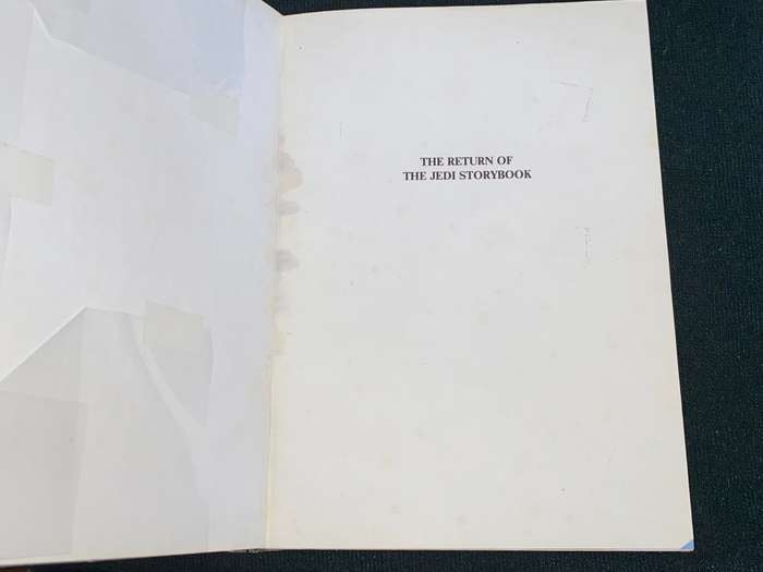 STAR WARS RETURN OF THE JEDI THE STORYBOOK BASED ON THE FILM 1983