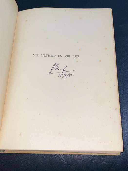 VIR VRYHEID EN VIR REG DEUR GENERAAL J.C.G. KEMP - GETEKEN