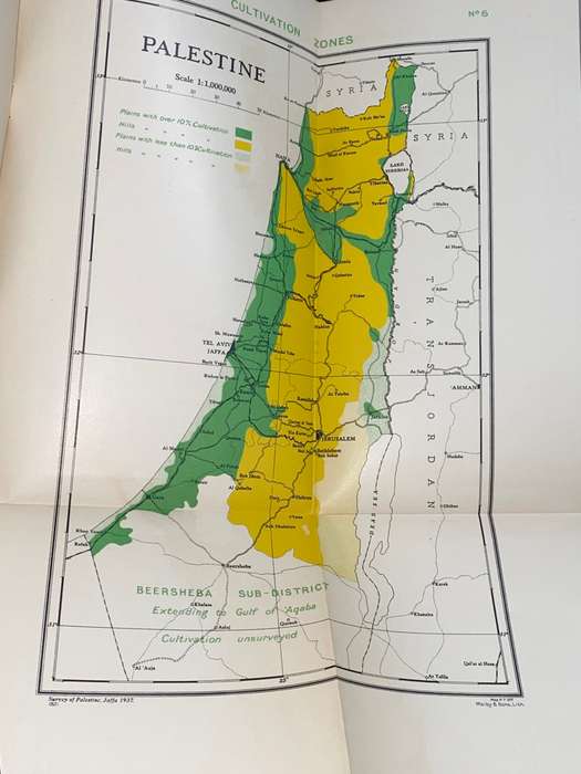 REPORT ON PALESTINE AND TRANS-JORDAN FOR THE YEAR 1935 BY HIS MAJESTY`S GOVERNMENT IN THE UK