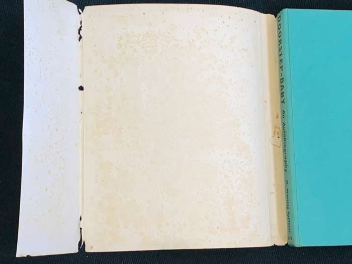 DOORSTEP BABY AN AUTOBIOGRAPHY BY M. WHITING SPILHAUS SIGNED