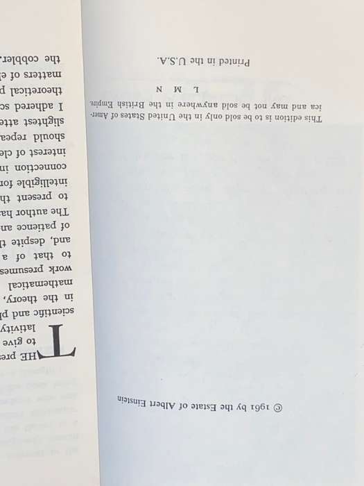 RELATIVITY THE SPECIAL AND GENERAL THEORY BY ALBERT EINSTEIN