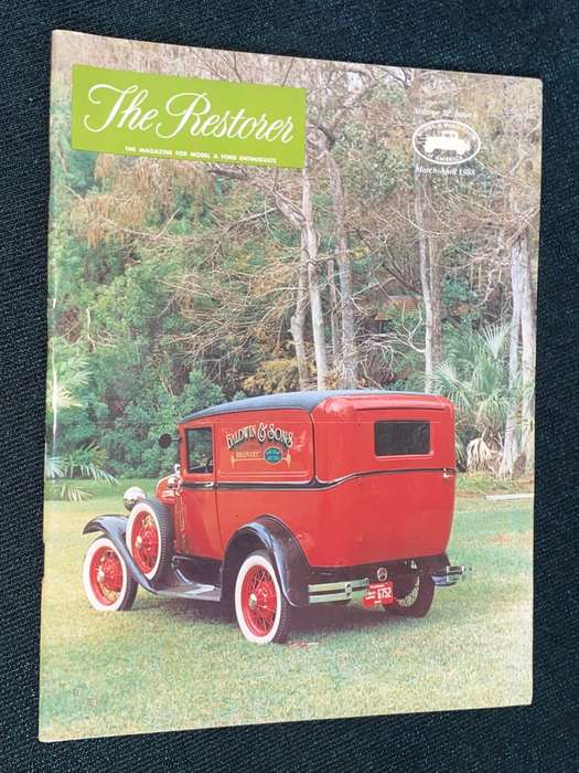 THE RESTORER THE MAGAZINE FOR THE MODEL A FORD ENTHUSIASTS VOL 32 ISSUE 6 1988