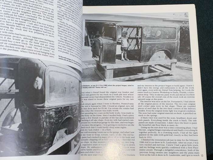 THE RESTORER THE MAGAZINE FOR THE MODEL A FORD ENTHUSIASTS VOL 32 ISSUE 6 1988