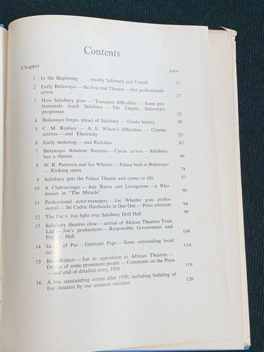 A HISTORY OF RHODESIAN ENTERTAINMENT 1890-1930 BY C.T.C. TAYLOR