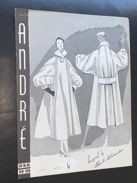 VINTAGE ANDRE FASHIONS PRINTS DESIGNED BY PEARL ALEXANDER X 14