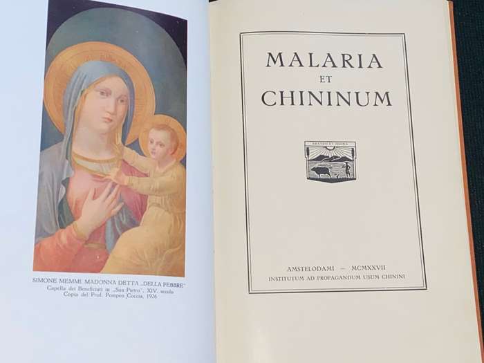 MALARIA ET CHININUM 1927