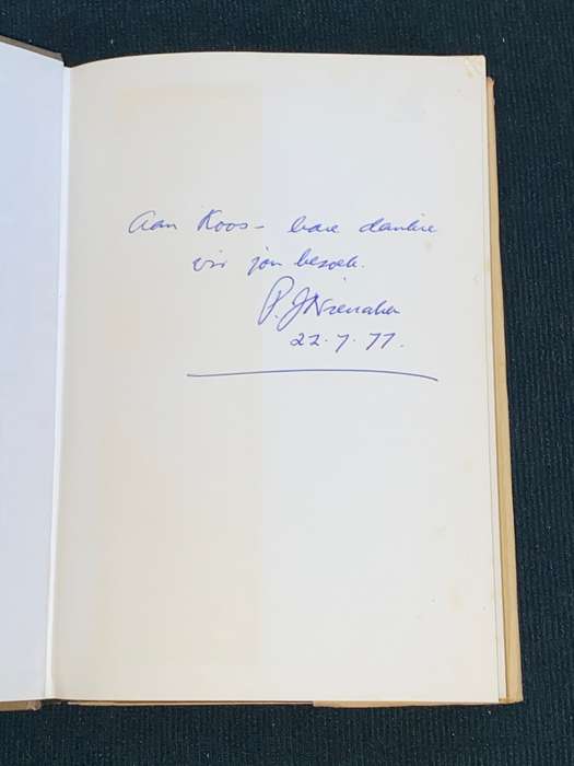 SUID-AFRIKAANSE PLEKNAAM WOORDEBOEK DEUR P.J. NIENABER SIGNED