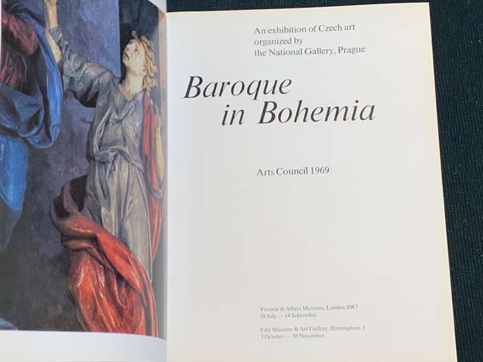 BAROQUE IN BOHEMIA ARTS COUNCIL 1969 PRAGUE NATIONAL GALLERY