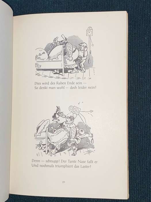 HANS HUCKEBEIN DER UNGLUCKSRABE DIE KUHNE MULLERSTOCHTER VON WILHELM BUSCH