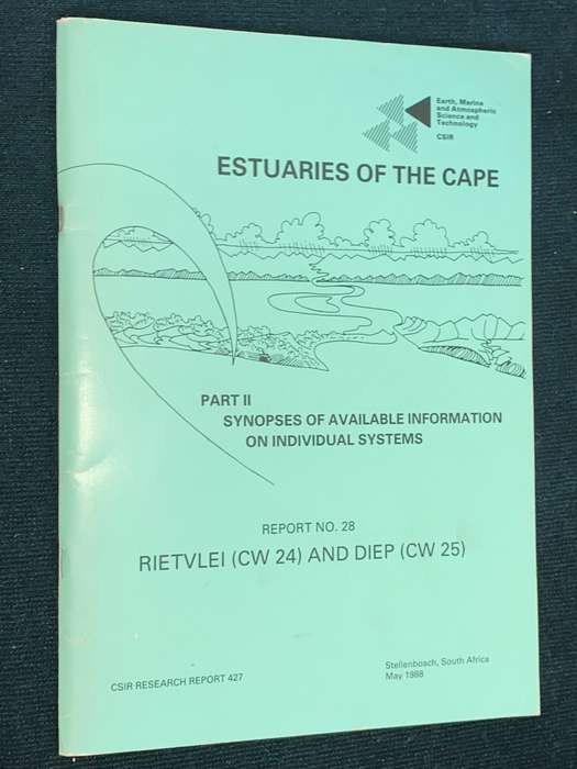 ESTUARIES OF THE CAPE PART II SYNOPSES OF AVAILABLE INFORMATION ON INDIVIDUAL SYSTEMS
