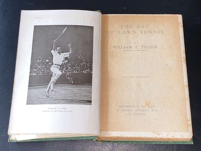 THE ART OF LAWN TENNIS BY WILLIAM T.TILDEN 1ST EDITION 1920