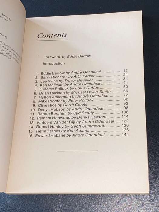 GOD`S FORGOTTEN CRICKETERS EDITED BY ANDRE ODENDAAL