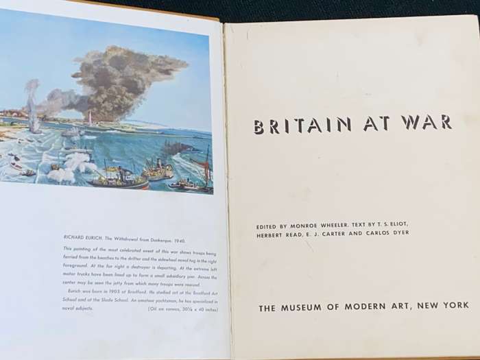BRITAIN AT WAR THE MUSEUM OF MODERN ART NEW YORK