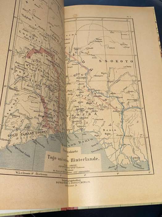 KLEINER DEUTSCHER KOLONIALATLAS HERAUSGEGEBEN VON DER DEUTSCHEN KOLONIALGESELLSCHAFT BERLIN 1899