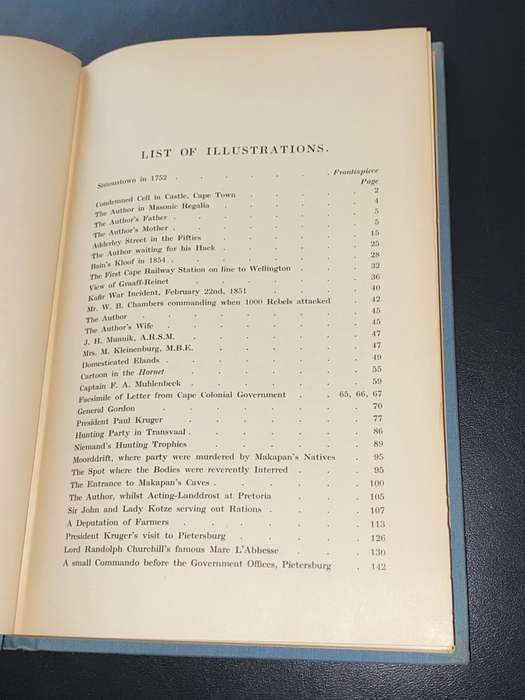 MEMOIRS OF SENATOR THE HON. G.G. MUNIK COVERING EIGHTY YEARS OF THRILLING SA HISTORY, POLITICS, WAR