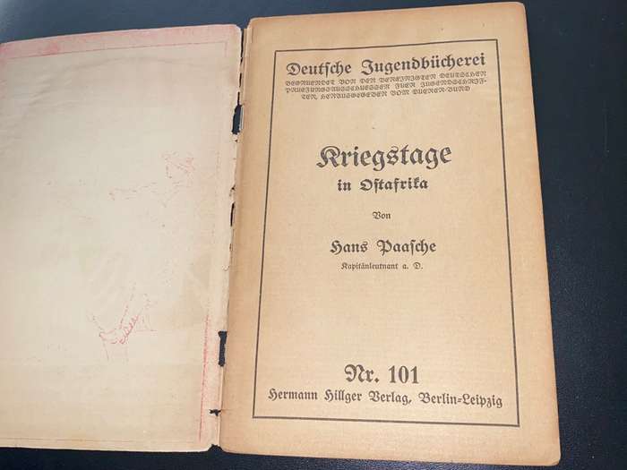 KRIEGSTAGE ON OSTAFRIKA VAN HANS PAASCHE NR. 101