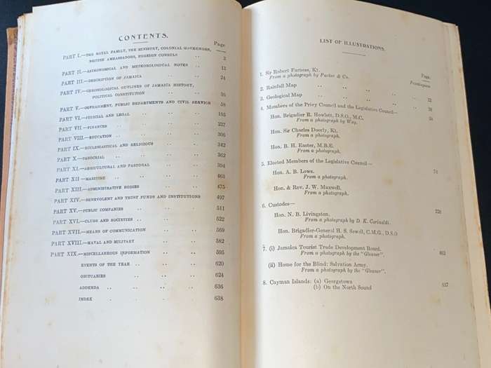 THE HANDBOOK OF JAMAICA 1937-38 BY FRANK CUNDALL