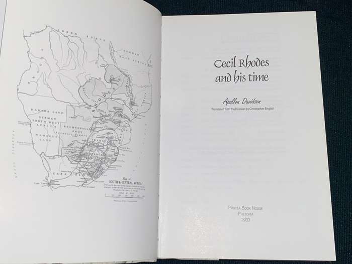 CECIL RHODES AND HIS TIME BY APOLLON DAVIDSON