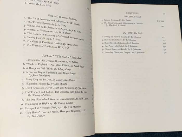 ASSOCIATION FOOTBALL EDITED BY A.H. FABIAN 4 VOLUMES 1961