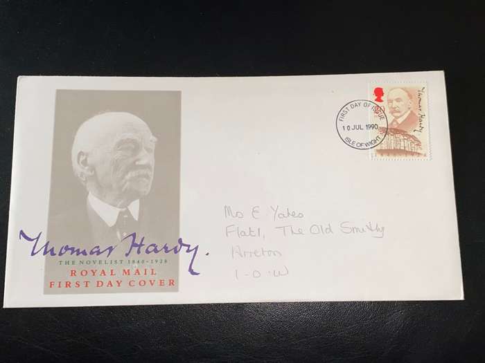 ROYAL MAIL THOMAS HARDY FIRST DAY COVER JULY 1990