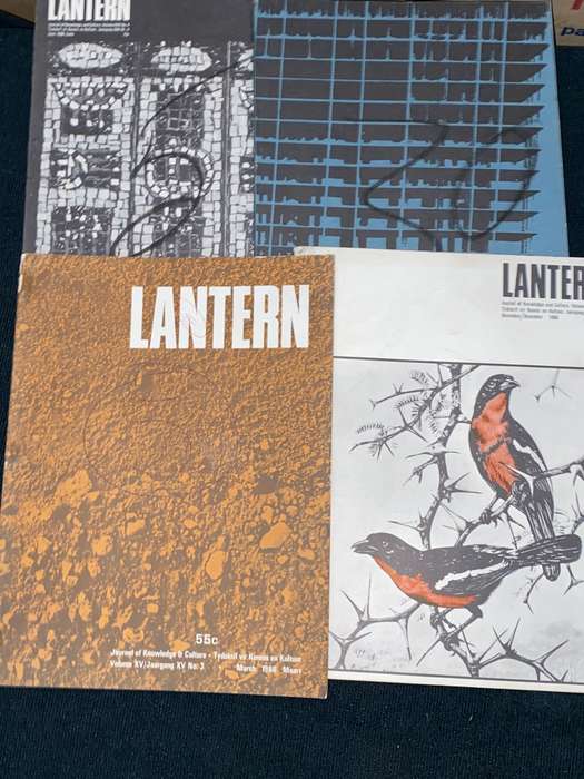 LANTERN x 4 ISSUES WITH MARKS AND DAMAGE 1960`S