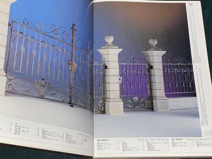 RIK-FER ITALY FORGED IRON ELEMENTS FOR GATES, RAILINGS AND WINDOW GRATES