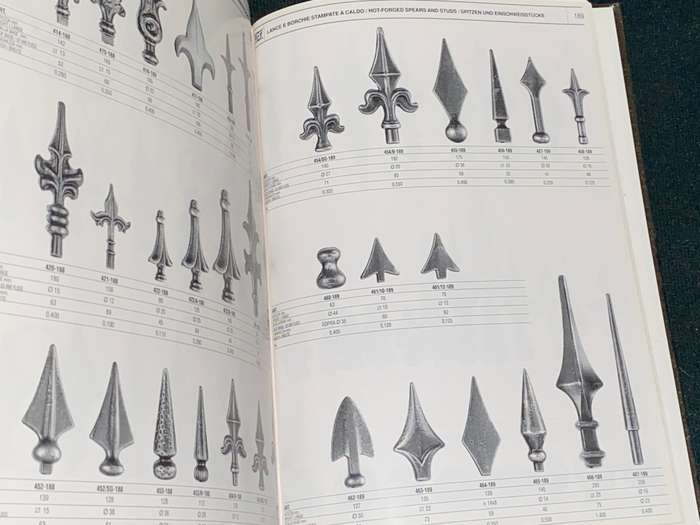 RIK-FER ITALY FORGED IRON ELEMENTS FOR GATES, RAILINGS AND WINDOW GRATES