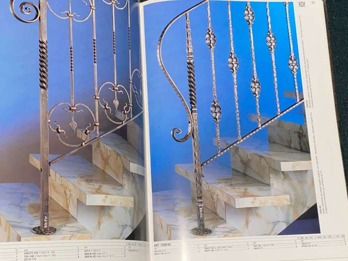 RIK-FER ITALY FORGED IRON ELEMENTS FOR GATES, RAILINGS AND WINDOW GRATES