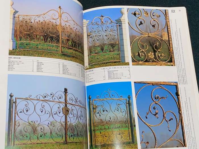 RIK-FER ITALY FORGED IRON ELEMENTS FOR GATES, RAILINGS AND WINDOW GRATES