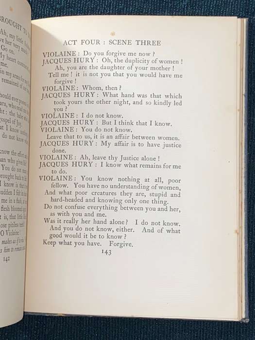THE TIDINGS BROUGHT TO MARY A MYSTERY BY PAUL CLAUDEL 1916