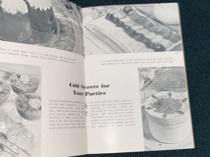 A GOOD HOUSEKEEPING BOOK OF 100 IDEAS FOR PUDDINGS AND SWEETS