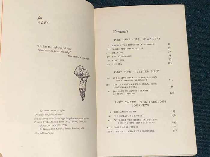 NEW NIGERIANS BY MORA DICKSON 1960 1ST EDITION