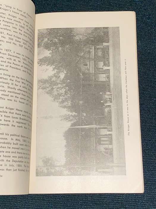 KRUGER HOUSE PRETORIA A BROCHURE FOR VISITORS BY DR W.J. DE KOCK
