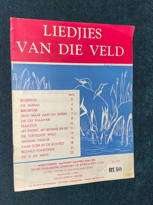 LIEDJIES VAN DIE VELD